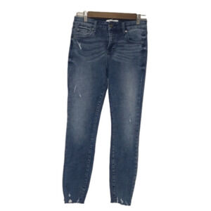 𝅺Pistola Women’s Distressed Raw Hem Skinny Jeans Sz 26
